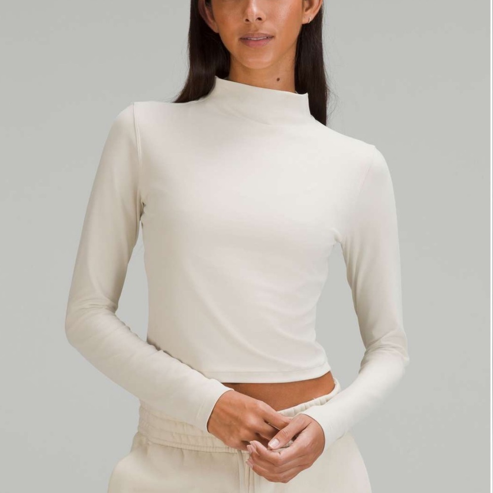 All Aligned Mock Neck Long Sleeve